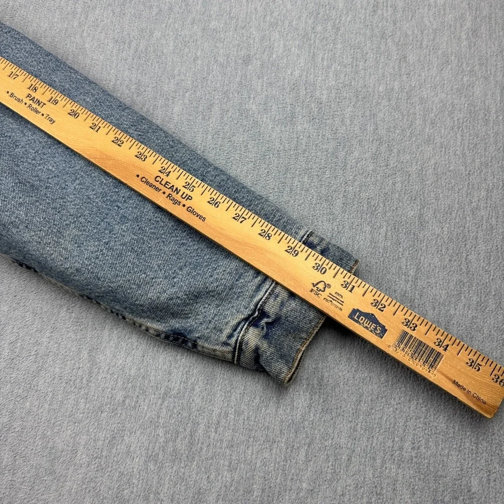 Vintage Levis Denim Jacket Mens Medium Trucker Sherpa Lined Made In USA 90S Coat